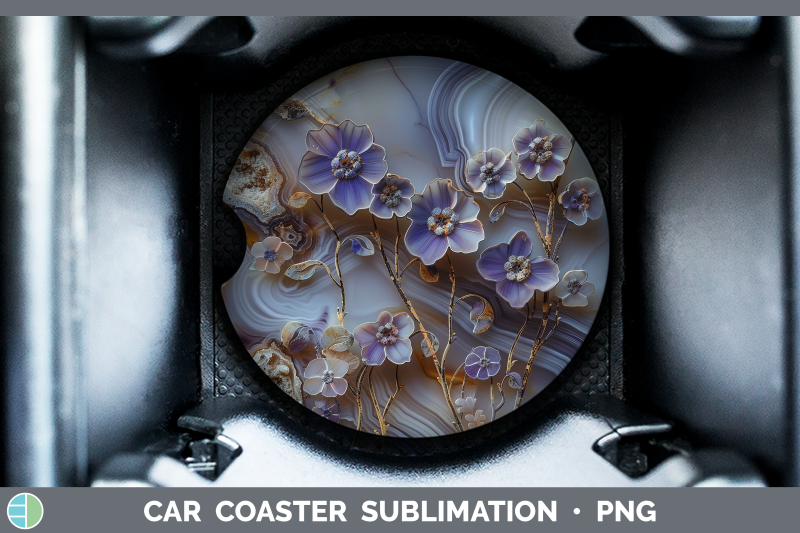 periwinkle-car-coaster-3d-agate-flowers-sublimation-drink-ma