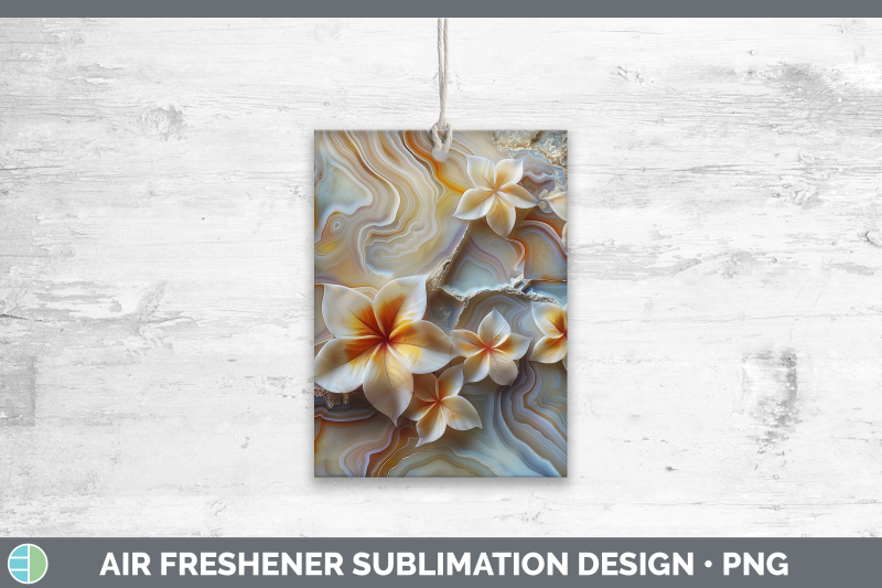 plumeria-air-freshener-3d-agate-flowers-sublimation-car-scen