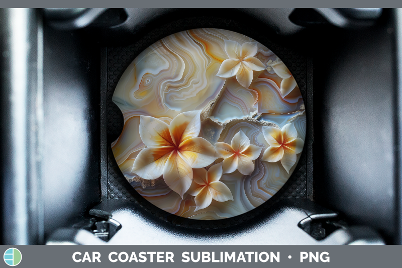 plumeria-car-coaster-3d-agate-flowers-sublimation-drink-mat