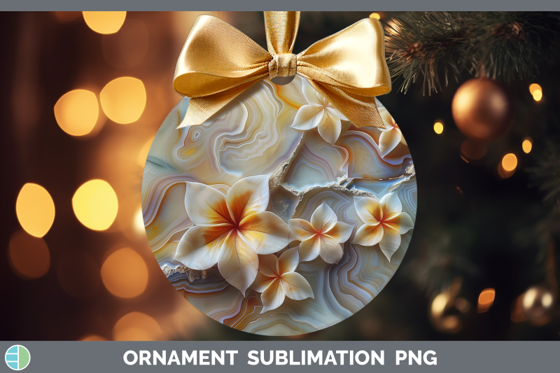 plumeria-ornament-3d-agate-flowers-sublimation-bauble-design