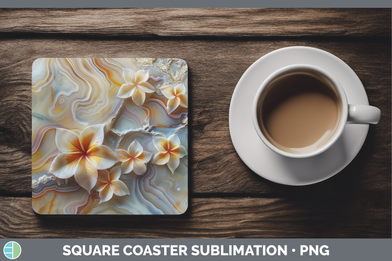 plumeria-square-coaster-3d-agate-flowers-sublimation-drink-m