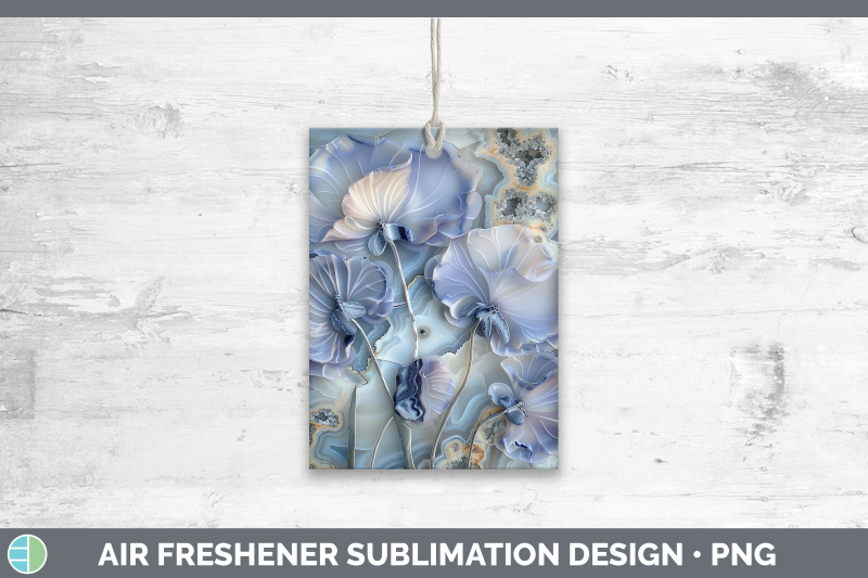 sweet-pea-air-freshener-3d-agate-flowers-sublimation-car-sce