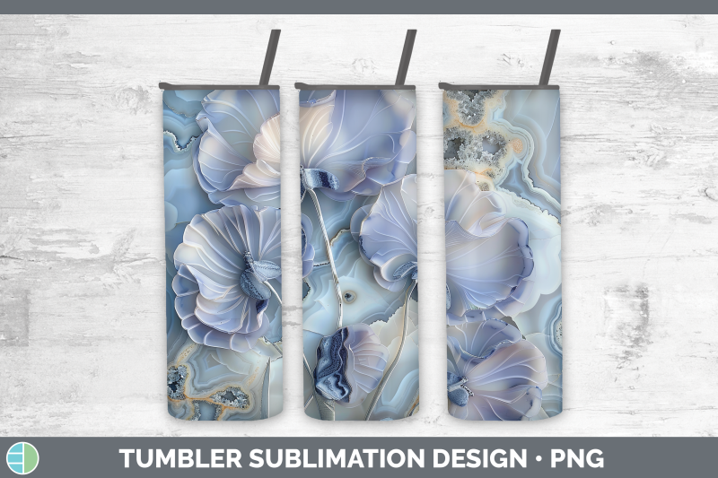 sweet-pea-tumbler-3d-agate-flowers-sublimation-20-oz-skinny