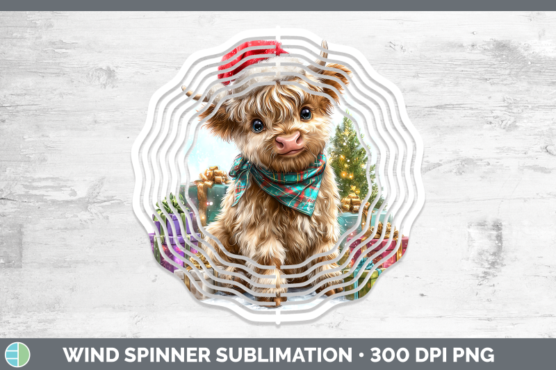 highland-cow-wind-spinner-farm-christmas-santa-sublimation-s