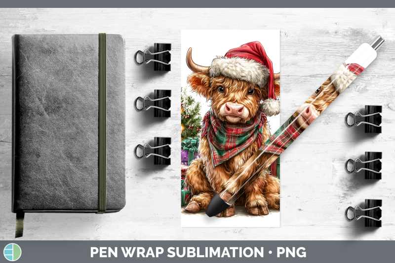 bull-pen-wrap-farm-christmas-santa-sublimation-pen-designs