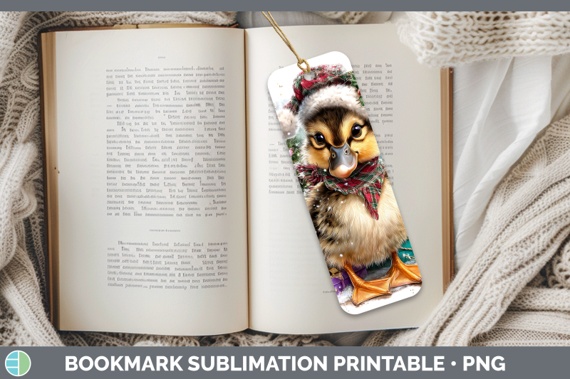 duck-bookmark-farm-christmas-santa-sublimation-printable-des