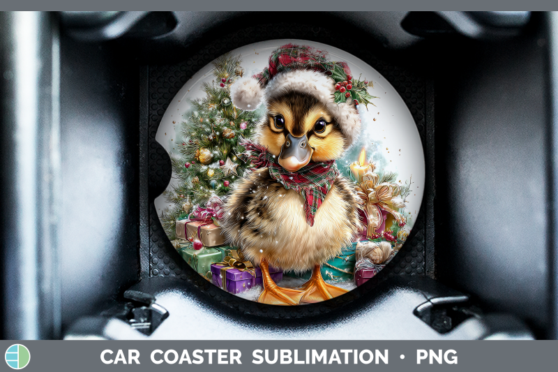 duck-car-coaster-farm-christmas-santa-sublimation-drink-mat