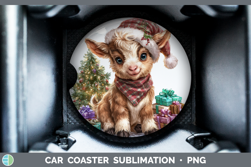 goat-car-coaster-farm-christmas-santa-sublimation-drink-mat