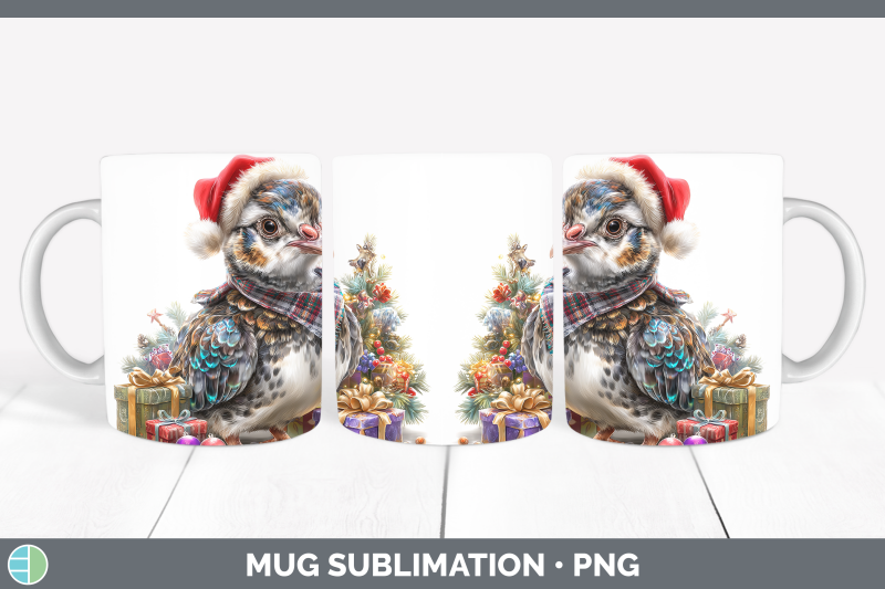 guinea-hen-mug-wrap-farm-christmas-santa-sublimation-coffee