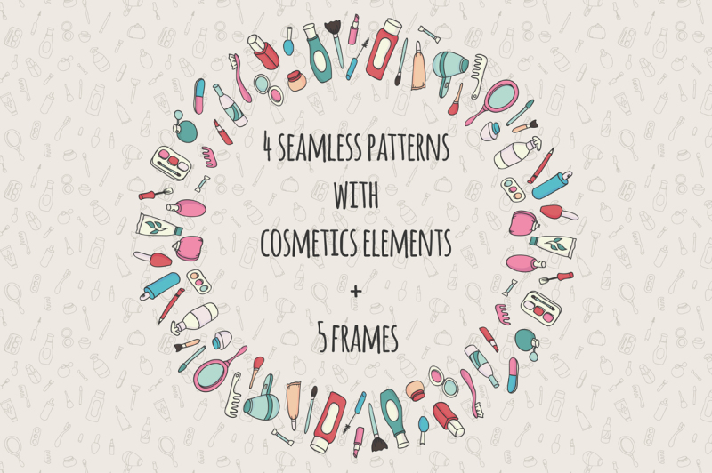cosmetics-and-beauty-patterns-set