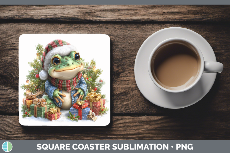 bullfrog-square-coaster-farm-christmas-santa-sublimation-dri