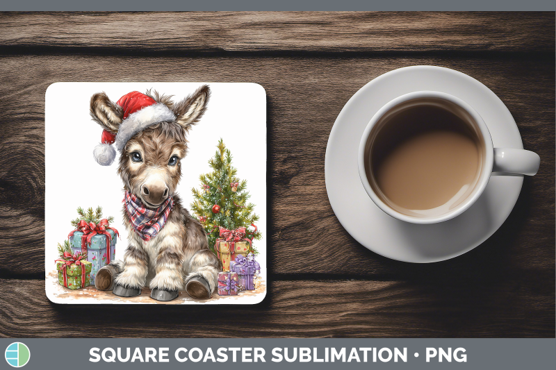 mule-square-coaster-farm-christmas-santa-sublimation-drink-m