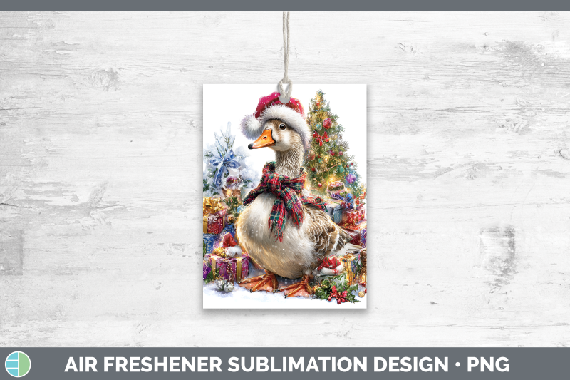 goose-air-freshener-farm-christmas-santa-sublimation-car-sce
