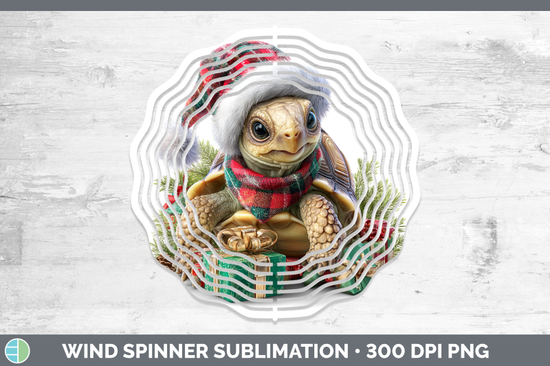 tortoise-wind-spinner-farm-christmas-santa-sublimation-spinn