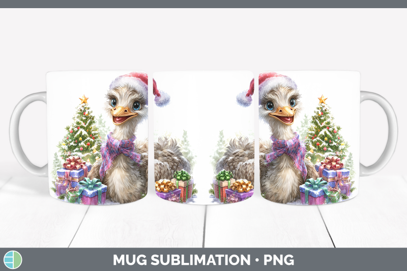 ostrich-mug-wrap-farm-christmas-santa-sublimation-coffee-cup