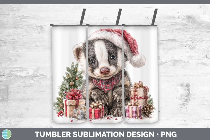 badger-tumbler-woodland-christmas-santa-sublimation-20-oz-sk