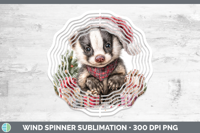 badger-wind-spinner-woodland-christmas-santa-sublimation-spi