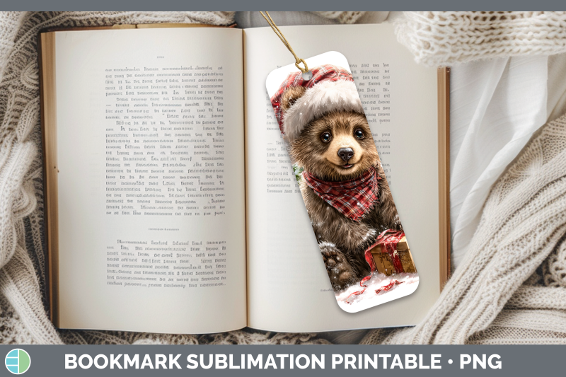 grizzly-bear-bookmark-woodland-christmas-santa-sublimation-p
