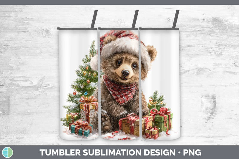 grizzly-bear-tumbler-woodland-christmas-santa-sublimation-20