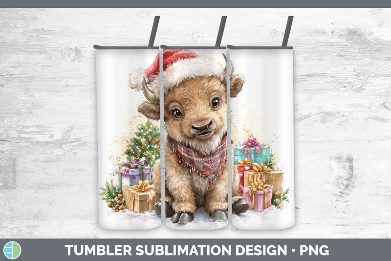 bison-tumbler-woodland-christmas-santa-sublimation-20-oz-ski