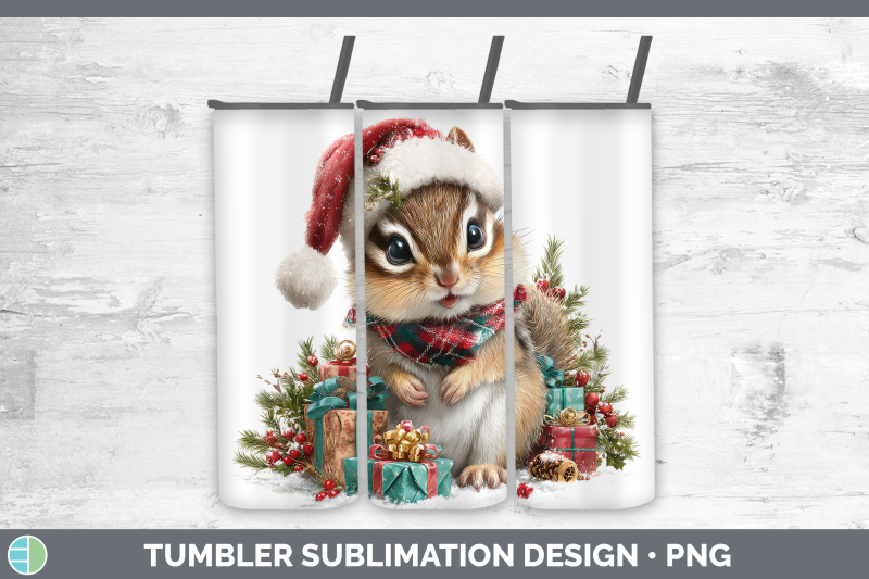 chipmunk-tumbler-woodland-christmas-santa-sublimation-20-oz