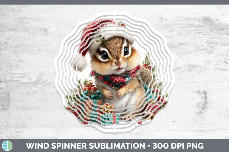 chipmunk-wind-spinner-woodland-christmas-santa-sublimation-s