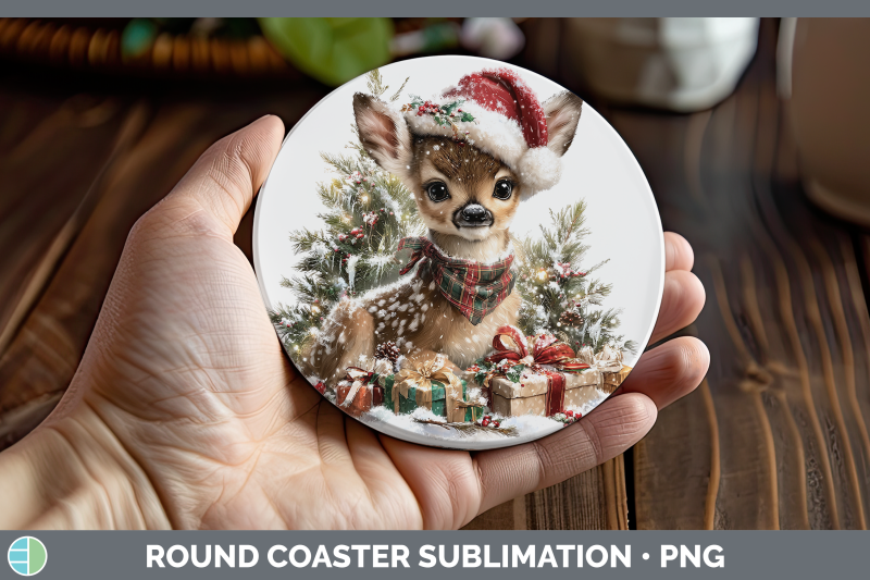 deer-round-coaster-woodland-christmas-santa-sublimation-coas