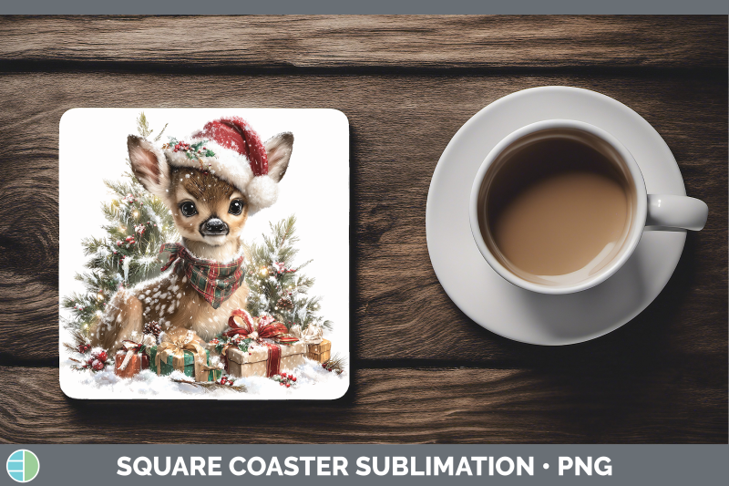 deer-square-coaster-woodland-christmas-santa-sublimation-dri