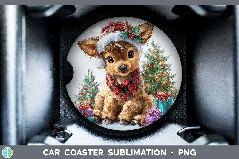 elk-car-coaster-woodland-christmas-santa-sublimation-drink-m