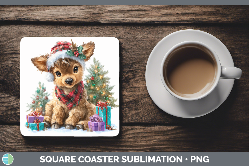 elk-square-coaster-woodland-christmas-santa-sublimation-drin