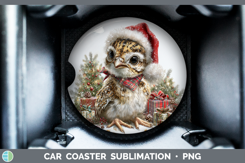 grouse-car-coaster-woodland-christmas-santa-sublimation-drin