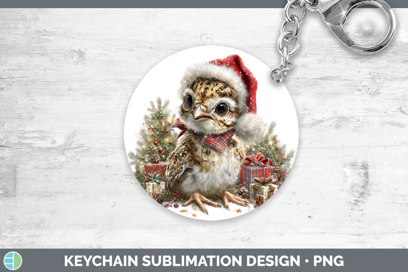 grouse-keychain-woodland-christmas-santa-sublimation-keyring