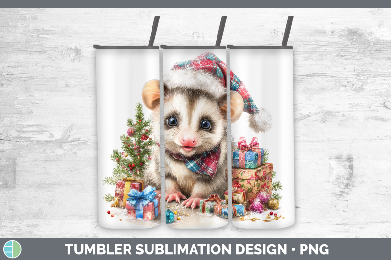 opossum-tumbler-woodland-christmas-santa-sublimation-20-oz-s