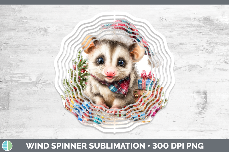 opossum-wind-spinner-woodland-christmas-santa-sublimation-sp