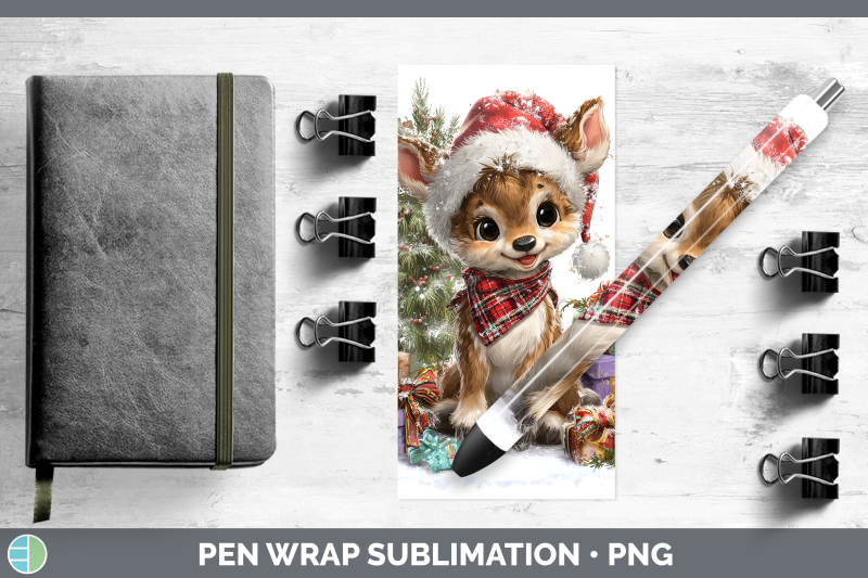 reindeer-pen-wrap-woodland-christmas-santa-sublimation-pen-d