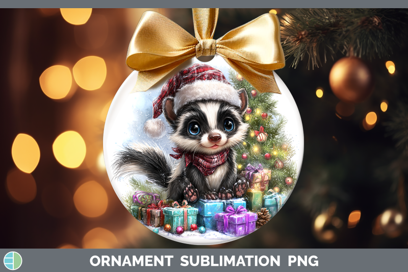 skunk-ornament-woodland-christmas-santa-sublimation-bauble-d