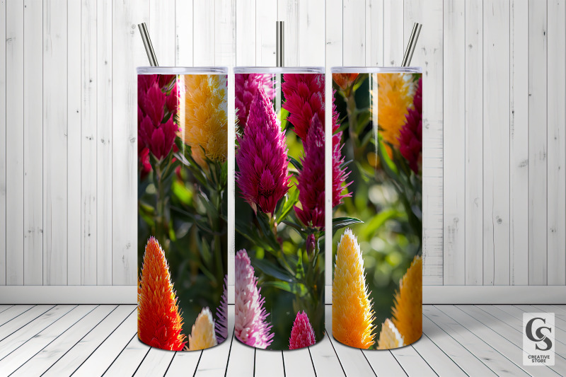 colorful-celosia-flowers-digital-papers