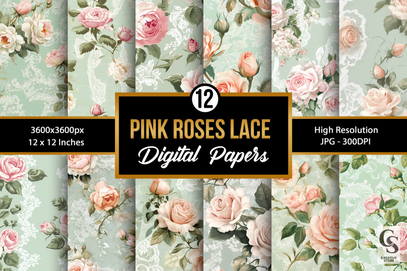 pastel-pink-roses-amp-green-lace-patterns