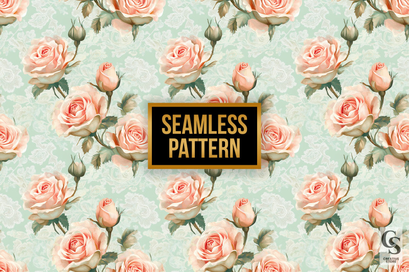 pastel-pink-roses-amp-green-lace-patterns