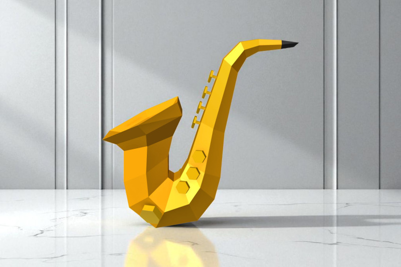 saxophone-3d-papercraft