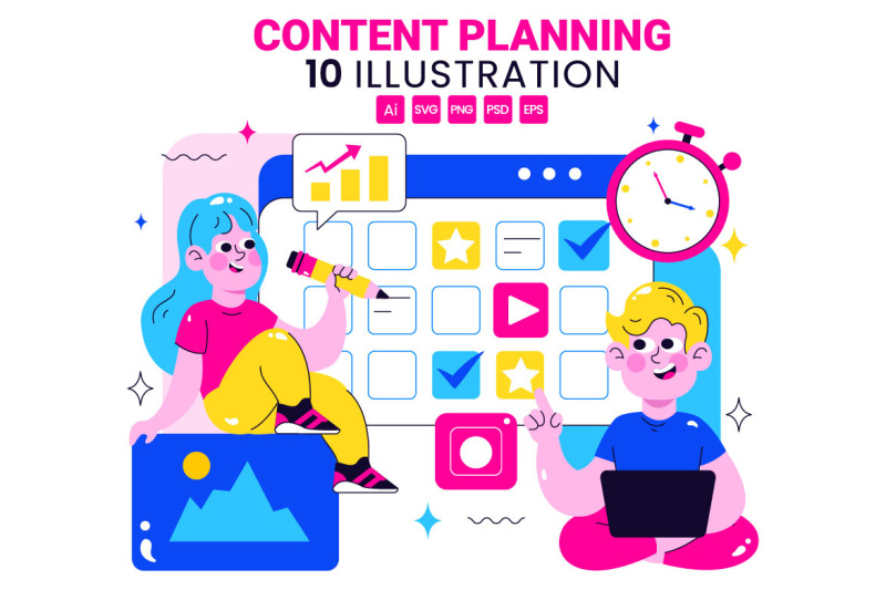 10-social-media-content-planning-illustration