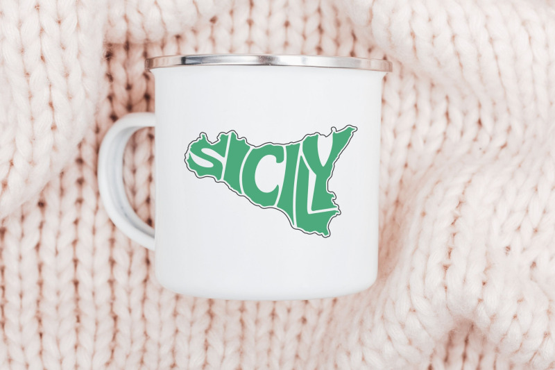 sicily-word-art-svg-cut-file