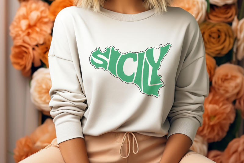 sicily-word-art-svg-cut-file