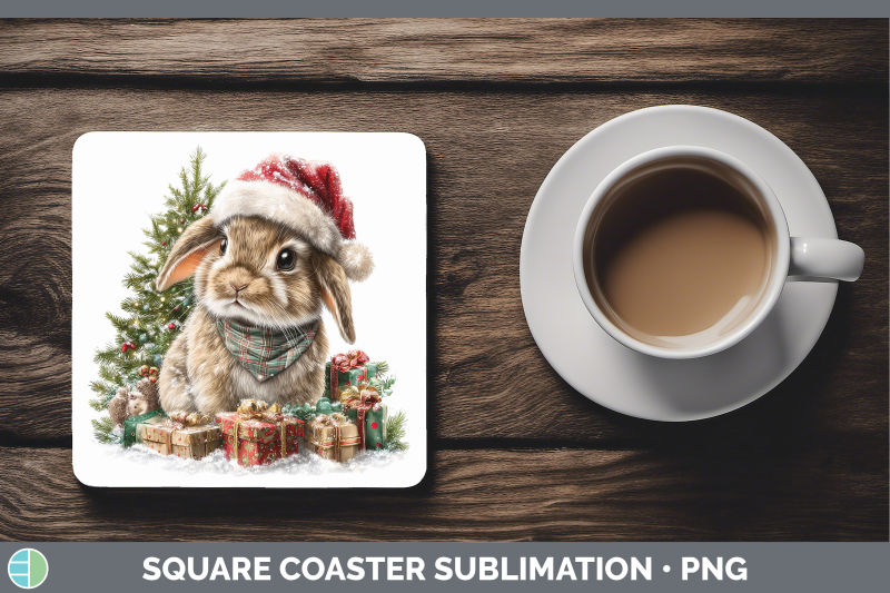 snowshoe-hare-square-coaster-woodland-christmas-santa-sublim