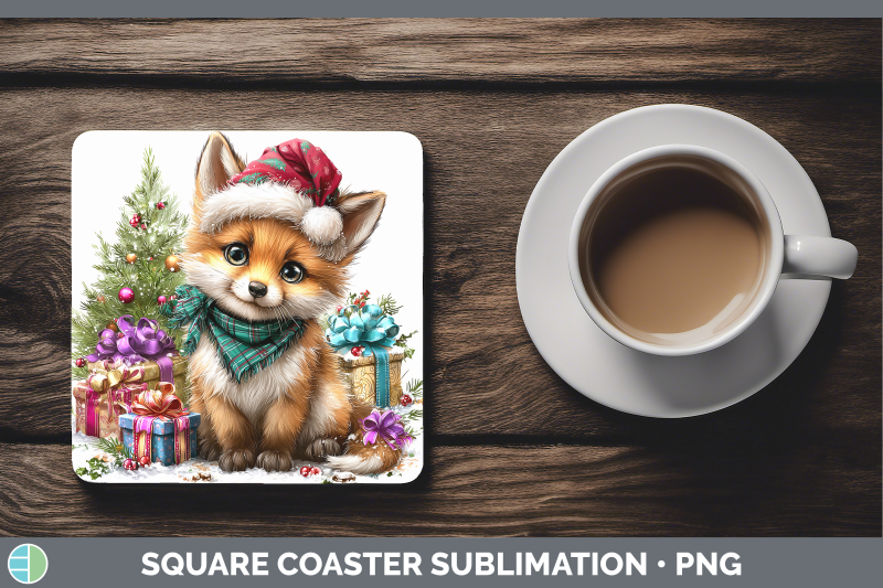 fox-square-coaster-woodland-christmas-santa-sublimation-drin