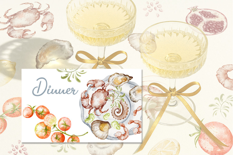 italian-watercolor-wedding-clipart