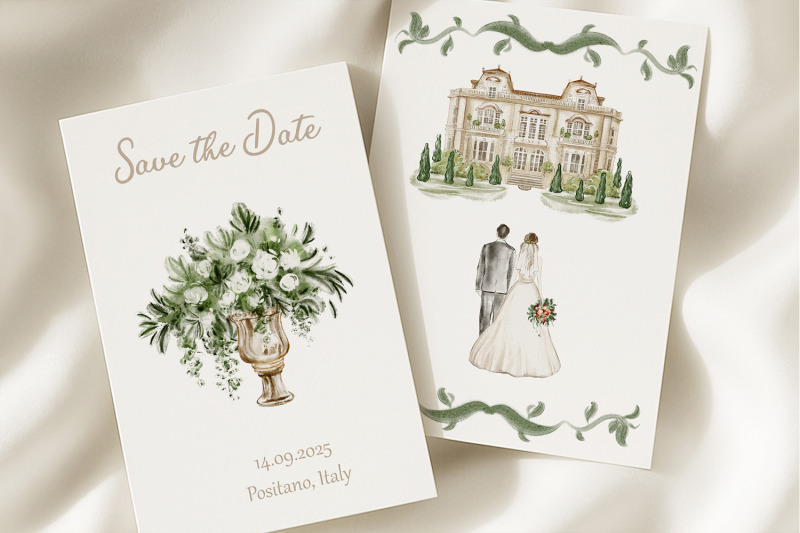 italian-watercolor-wedding-clipart