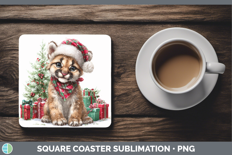 cougar-square-coaster-woodland-christmas-santa-sublimation-d