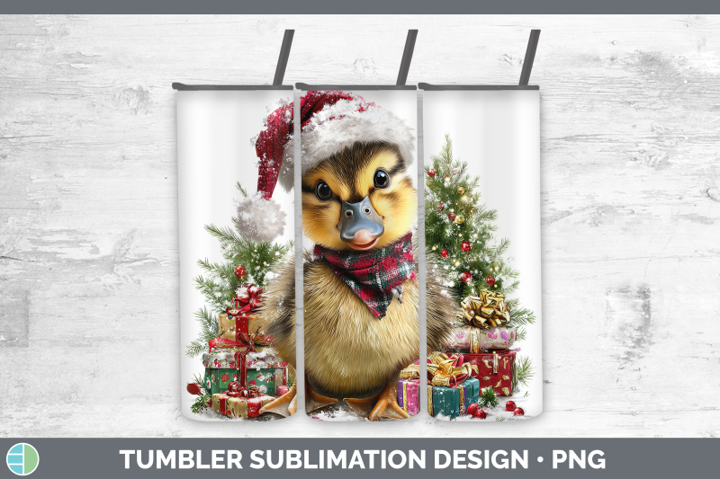 duck-tumbler-woodland-christmas-santa-sublimation-20-oz-skin
