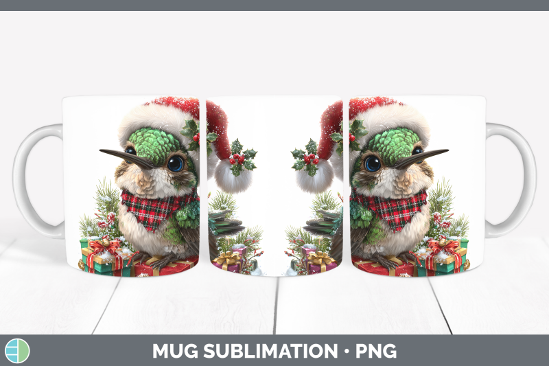 hummingbird-mug-wrap-christmas-santa-hat-sublimation-coffee